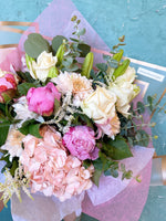 Blushing garden