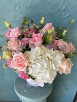Pastel Garden Basket