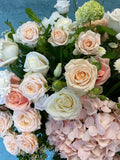 Blushing Elegance Wedding Centerpiece