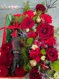 Holiday Wine & Roses Gift Box