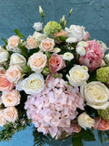 Blushing Elegance Wedding Centerpiece