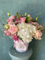 Pastel Garden Basket