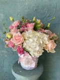 Pastel Garden Basket