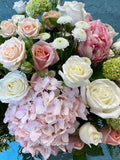 Blushing Elegance Wedding Centerpiece