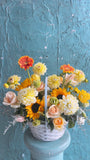 Golden sunshine garden basket