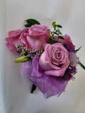 Purple Corsage (from $25) & Boutonniere (from $15)