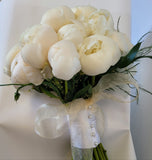Bridal Bouquet & Boutonniere - Peony