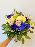 Elegant Mixed Purple Bouquet