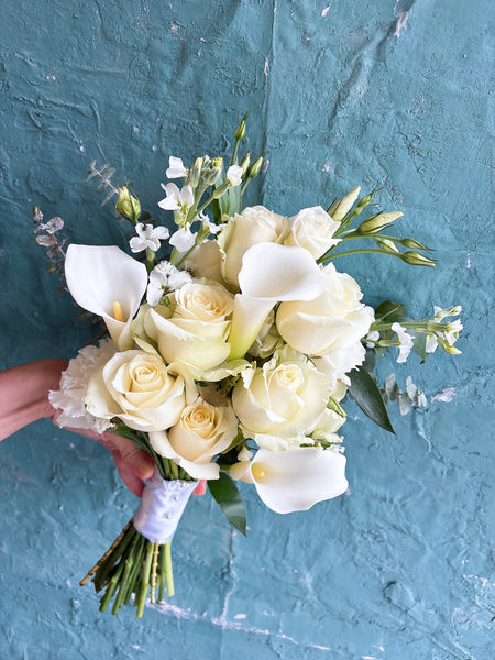 Wedding bouquet——Calla lily blooms