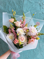 Blushing Dahlias