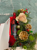 Golden Holiday Wine Gift Set