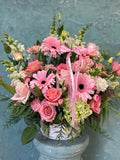 Pink Garden Romance Arrangement