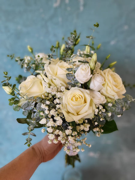 Wedding bouquet—Elegant White Rose