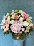 Blushing Elegance Wedding Centerpiece