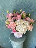 Pastel Garden Basket