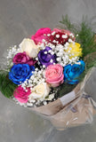 Dozen roses(multi color)