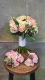 Wedding bouquet---Spring pink