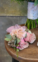 Wedding bouquet set (Spring pink)