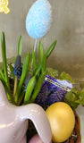 Easter greenery basket