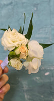 Boutonniere---White & Green