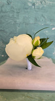 Peony boutonniere
