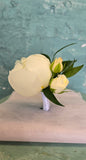 Peony boutonniere