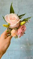 Boutonniere---Pink breeze