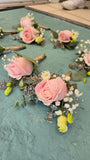 Wedding boutonniere---Garden rose