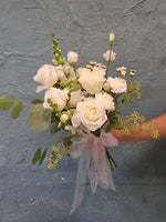 Wedding bouquet---Rustic white