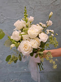 Wedding bouquet---Rustic white