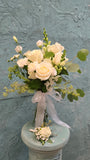 Wedding bouquet---Rustic white