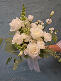 Wedding bouquet---Rustic white