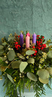 Advent candle arrangement