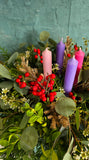 Advent candle arrangement