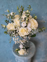 Boutonniere---Elegant White Rose