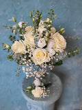 Boutonniere---Elegant White Rose
