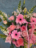 Pink Garden Romance Arrangement