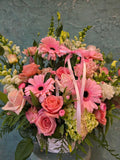 Pink Garden Romance Arrangement