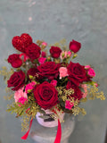 Red Rose Luxury Basket