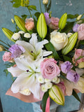 Blush Lily Garden Basket