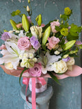 Blush Lily Garden Basket