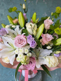 Blush Lily Garden Basket