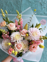 Blushing Dahlias