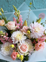 Blushing Dahlias