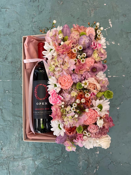 Floral Wine Gift Box 3