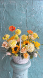 Golden sunshine garden basket