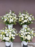 White natural Wedding centerpiece