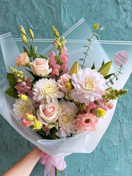 Blushing Dahlias