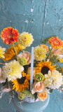 Golden sunshine garden basket
