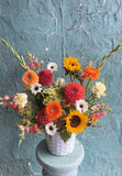 Sunburst Dahlia basket